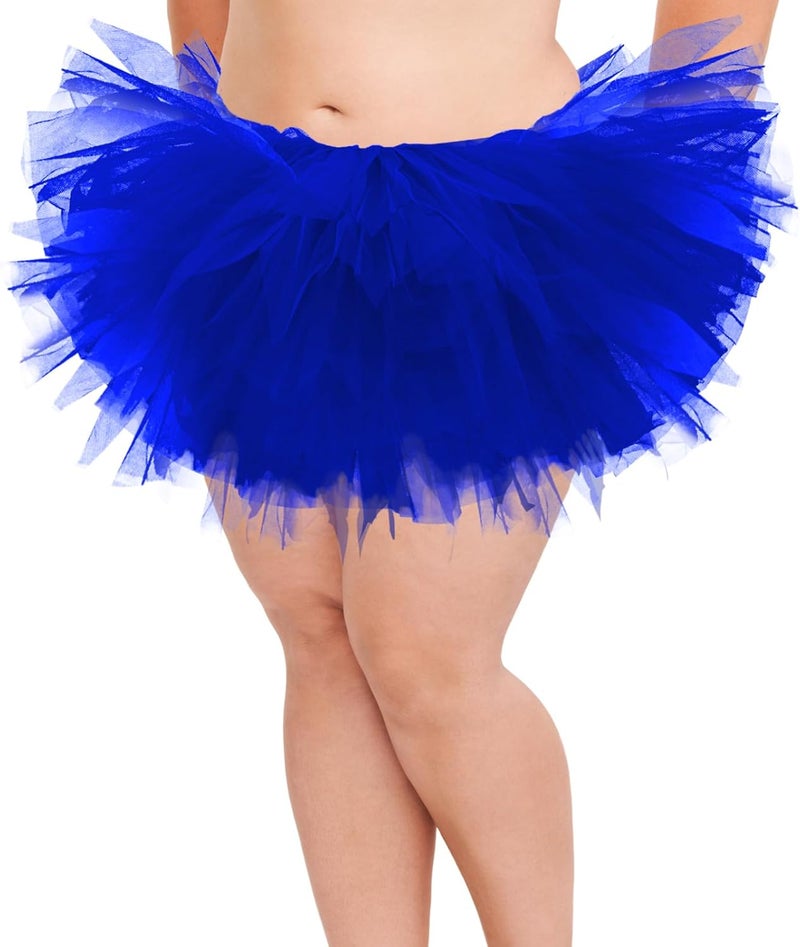Fynnsure 5 Layers Plus Size Tutu Skirts for Women Extra Large Tulle Skirt 80s Adult Tutu Skirts Tutus Halloween Costumes - Image 1